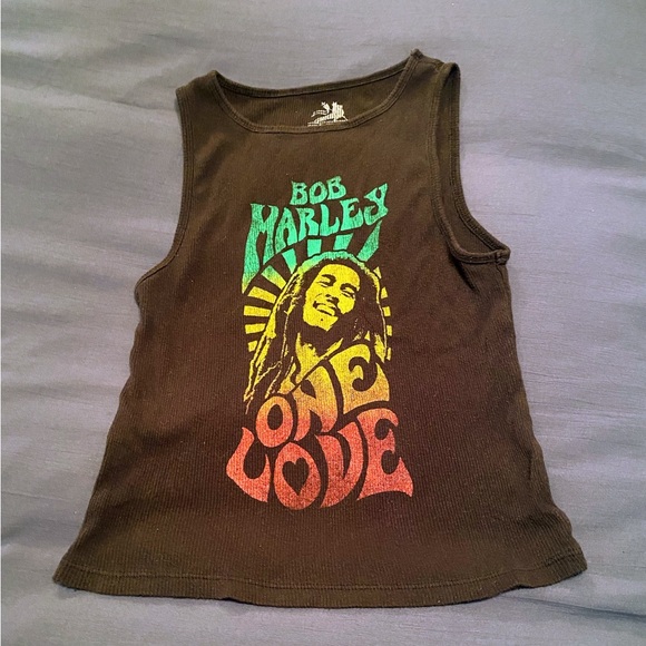 Bob Marley One Love women’s tank top size small black - Picture 2 of 9